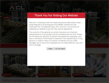 Tablet Screenshot of aclprojectsindia.com